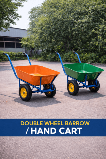 Double Wheel Barrow or Hand Cart