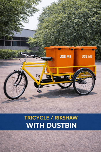 Rikshaw with Dustbin
