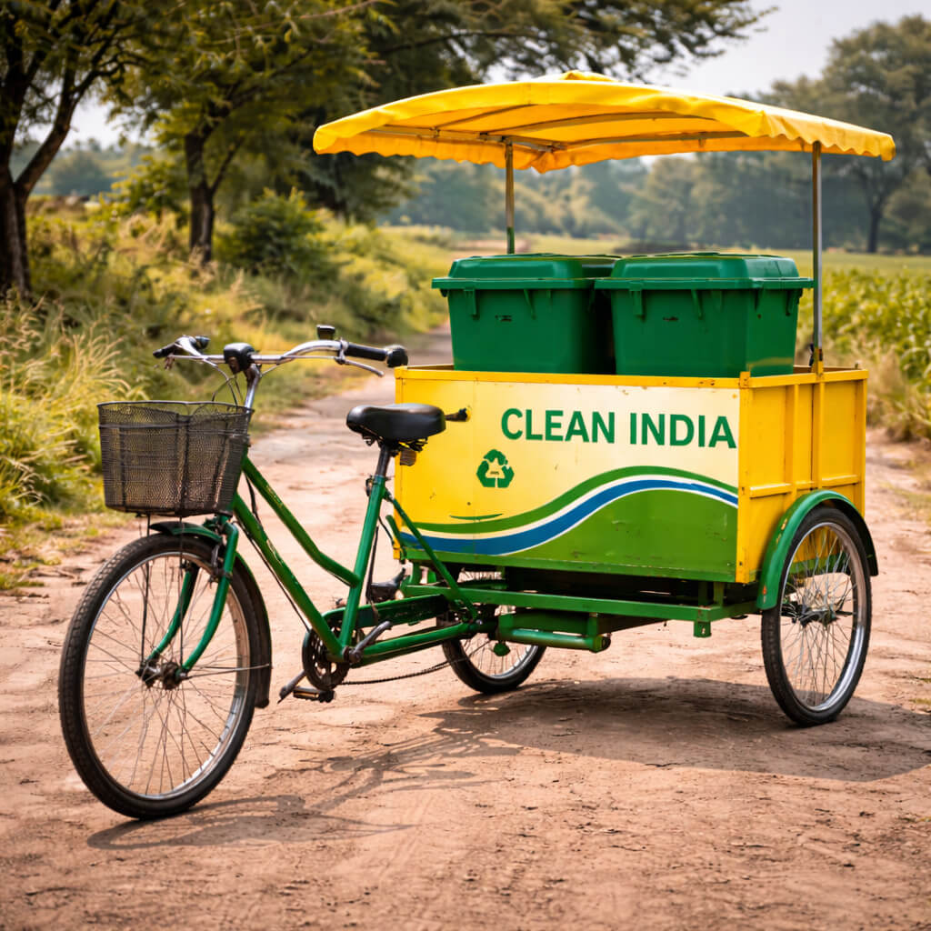 TryCycle with dustbin